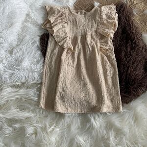 Cream Ruffled 2 - 3 Years